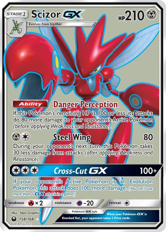 Scizor GX (Full Art) (158/168) (CES)