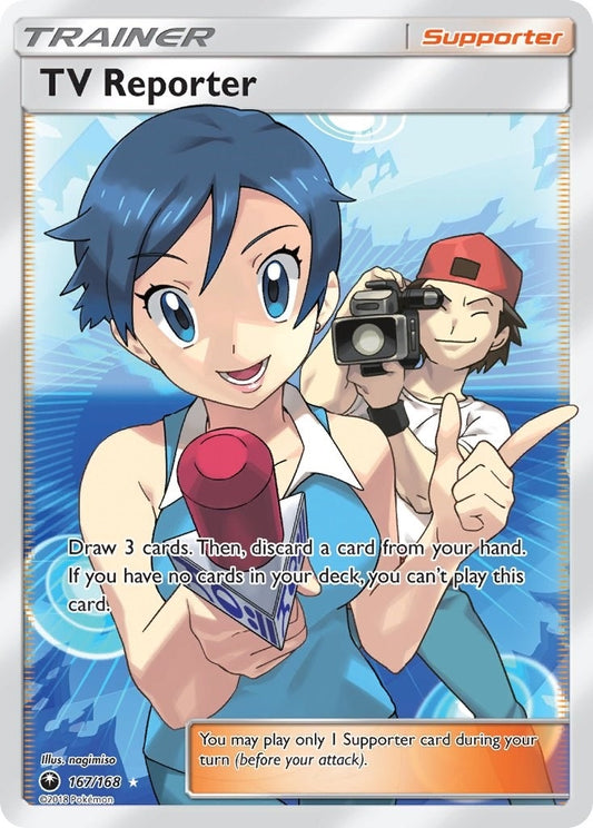 TV Reporter (Full Art) (167/168) (CES)