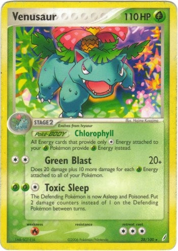 Venusaur - 28/100 (EX Crystal Guardians) (028/100) (PR)