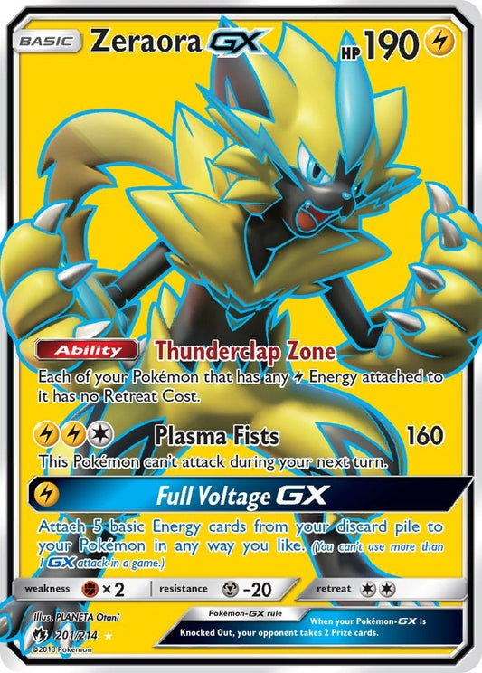 Zeraora GX (Full Art) (201/214) (SM8)
