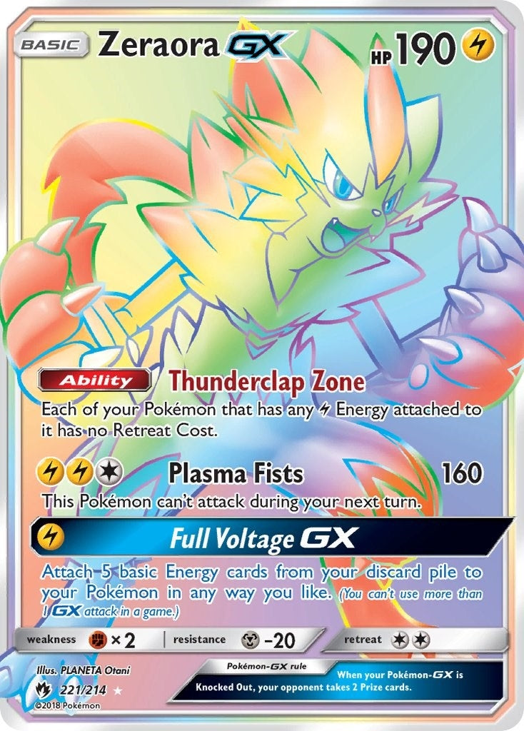 Zeraora GX (Secret) (221/214) (SM8)