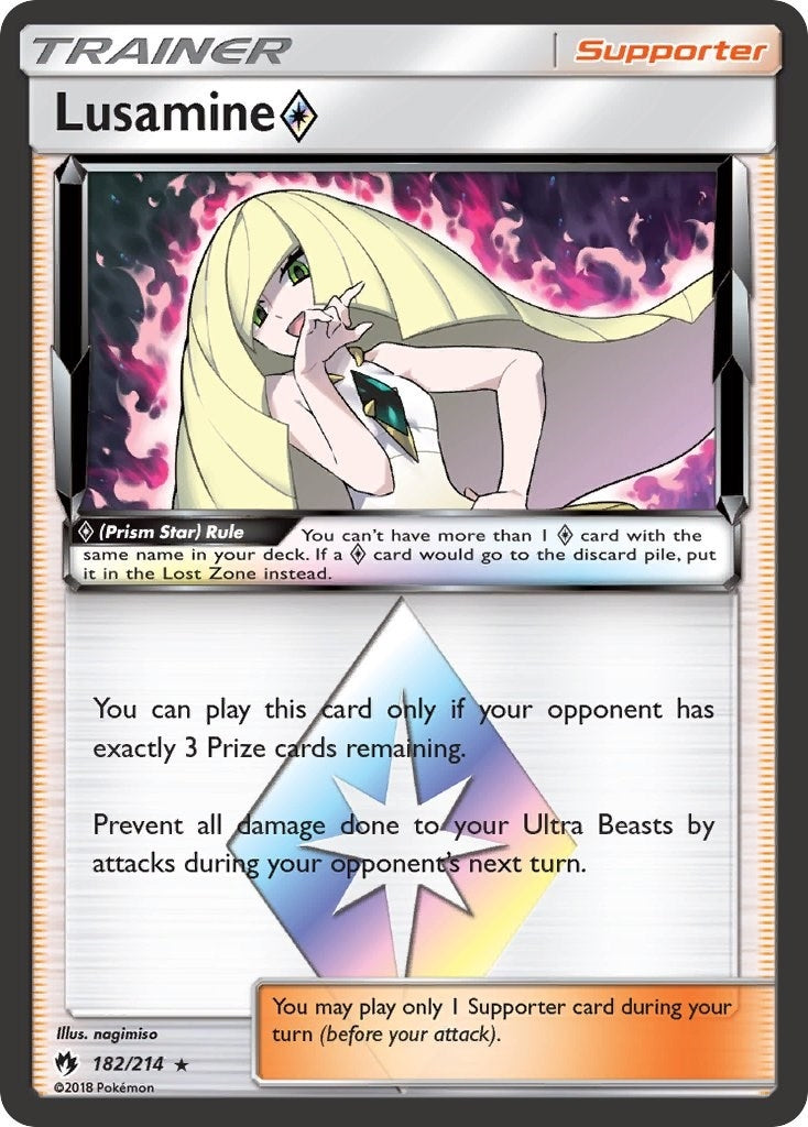 Lusamine Prism Star (182/214) (SM8)