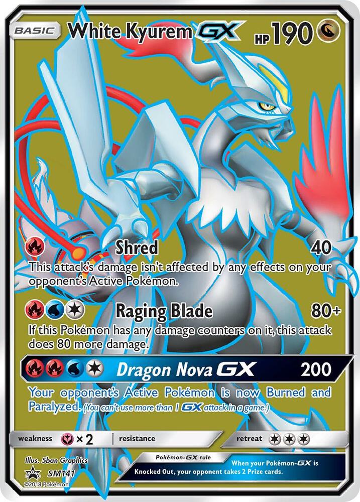 White Kyurem GX SM141 - NM