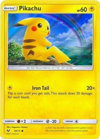 Pikachu - 28/73 (Water Web Holo) (028/073) (MCAP)