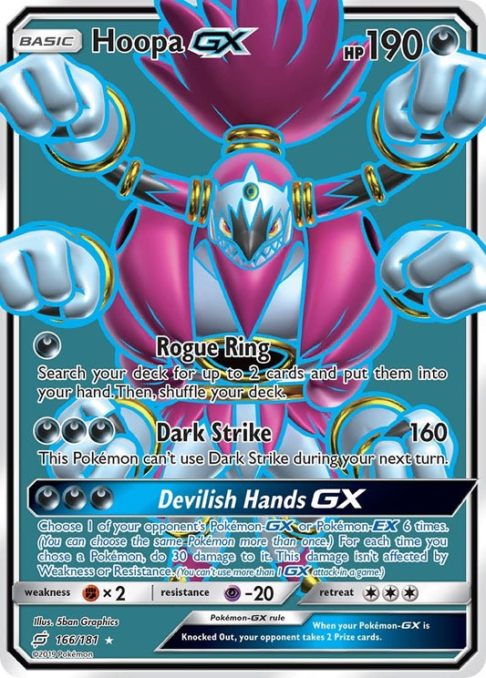 Hoopa GX (Full Art) (166/181) (SM9)