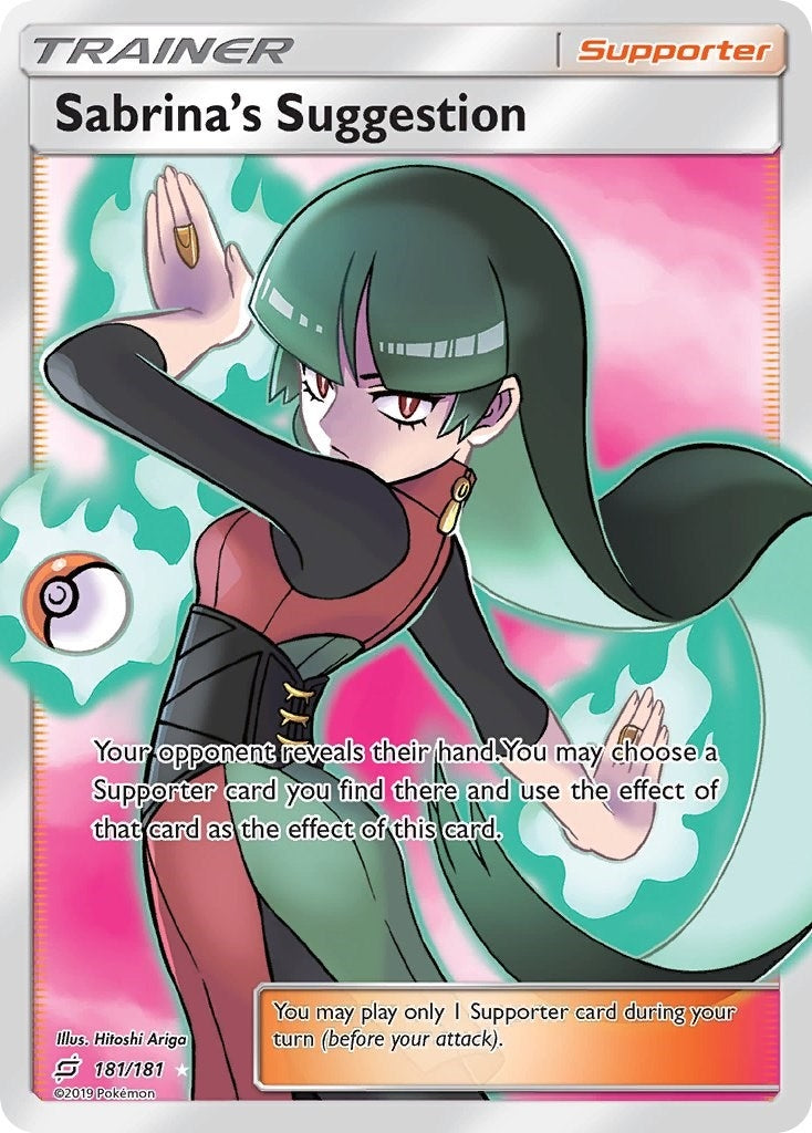 Sabrina's Suggestion (Full Art) (181/181) (SM9)