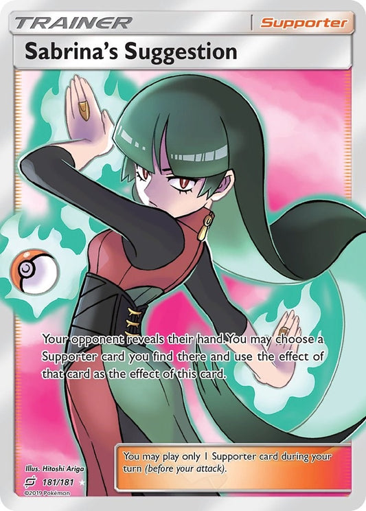 Sabrina's Suggestion (Full Art) (181/181) (SM9)