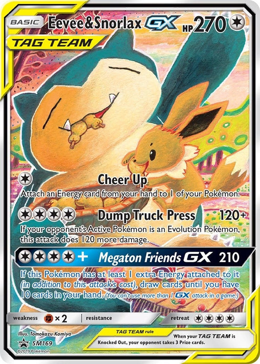 Eevee & Snorlax GX - SM169 (SM169) (SMP)