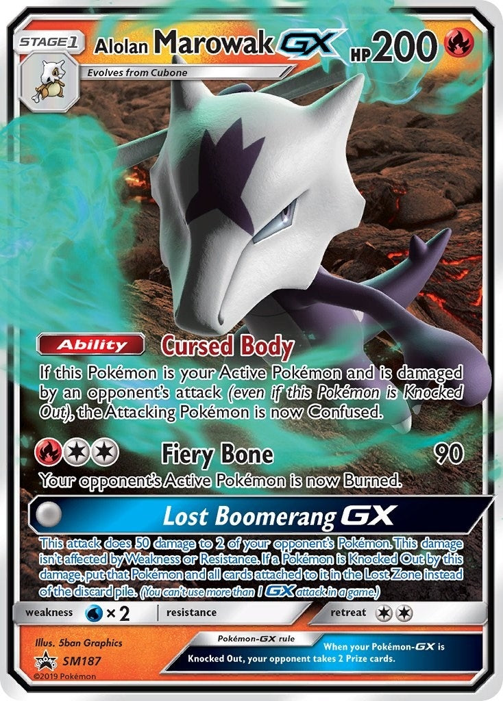 Alolan Marowak GX - SM187 (SM187) (SMP)