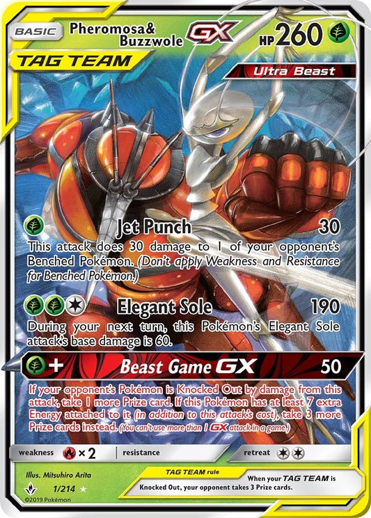 Pheromosa & Buzzwole GX (1/214) (SM10)