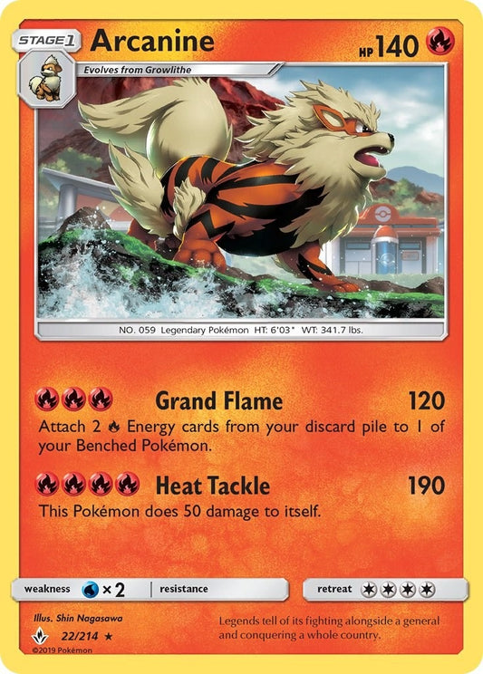 Arcanine (22/214) (SM10)