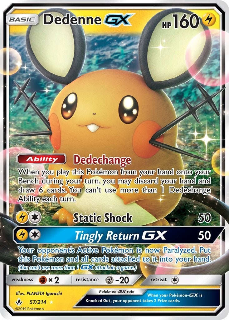 Dedenne GX (57/214) (SM10)