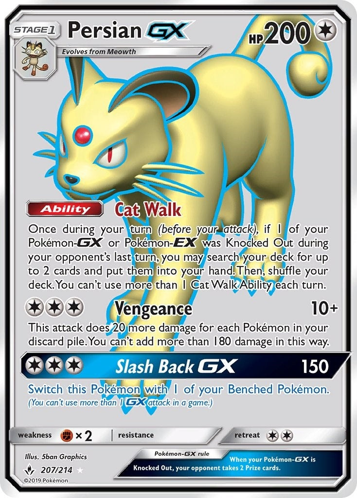 Persian GX (Full Art) (207/214) (SM10)