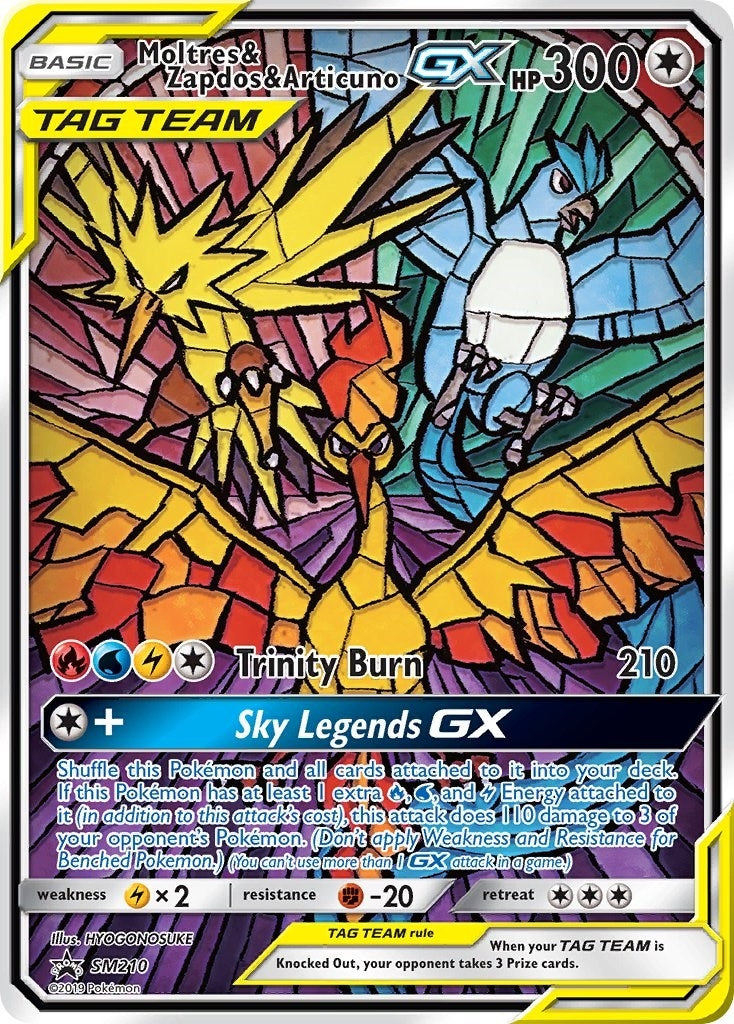 Moltres & Zapdos & Articuno GX (SM210) (SMP) (SEALED)