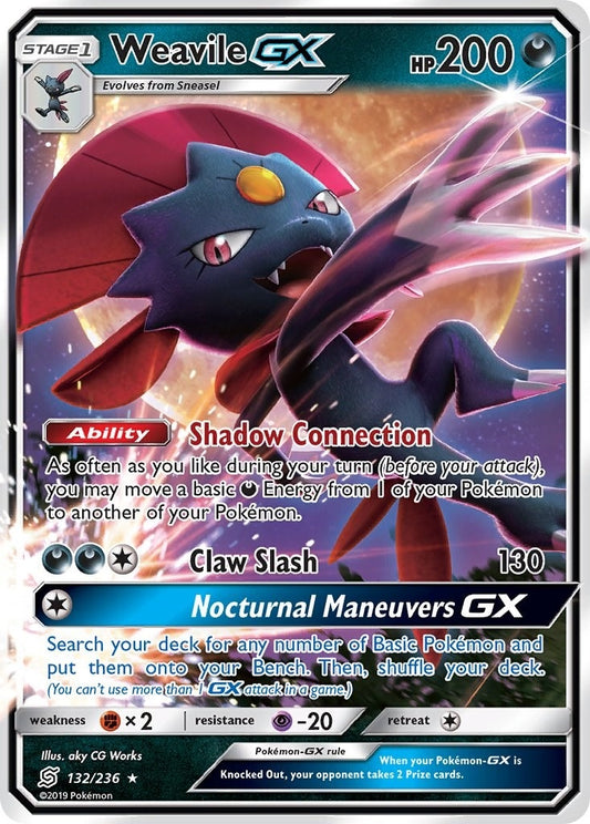 Weavile GX (132/236) (SM11)