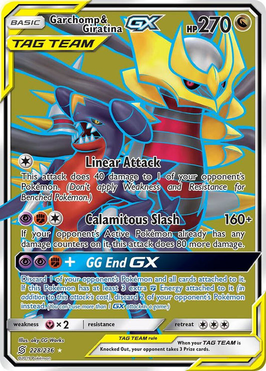 Garchomp & Giratina GX 228/236  - NM
