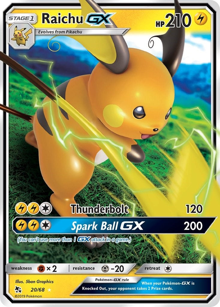 Raichu GX (20/68) (HIF)