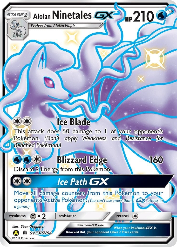 Alolan Ninetales GX (SV53/SV94) (HIF:SV)