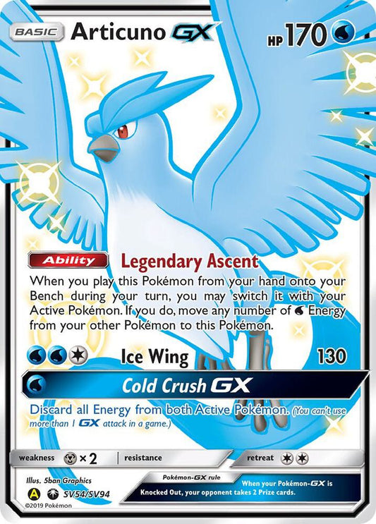 Articuno GX SV54/SV94 - NM