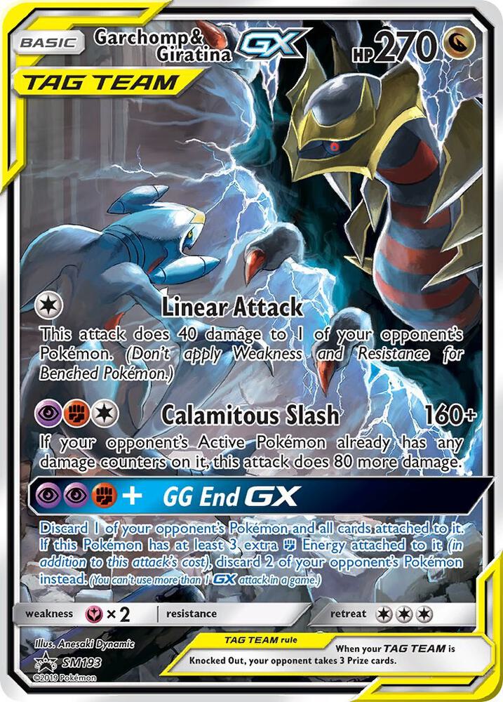 Garchomp & Giratina GX SM193 - NM
