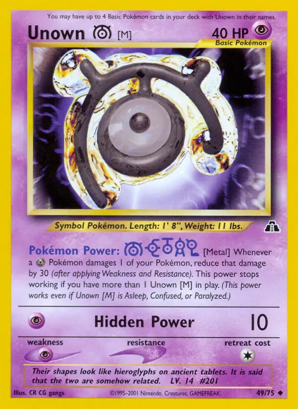 Unown [M] (49/75) (N2)