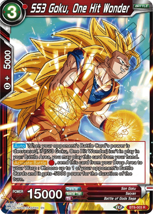 SS3 Goku, One Hit Wonder (BT8-003) (DBS-B08)