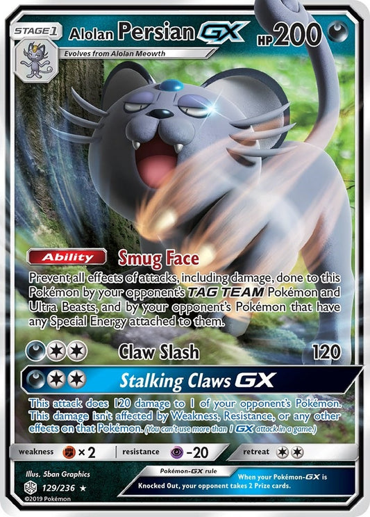 Alolan Persian GX (129/236) (SM12)