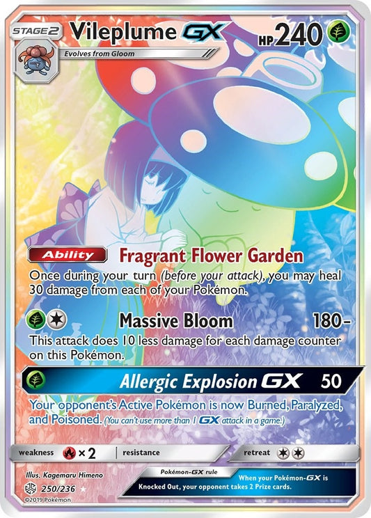 Vileplume GX (Secret) (250/236) (SM12)