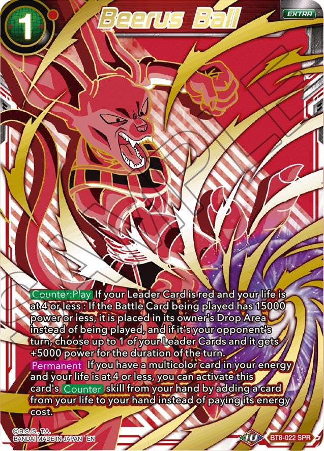Beerus Ball (SPR) (BT8-022) (DBS-B08)