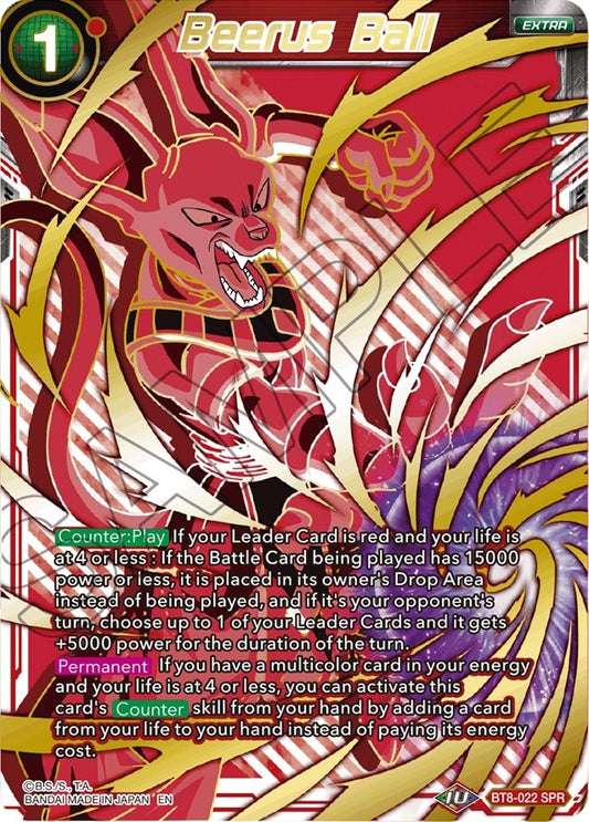 Beerus Ball (SPR) (BT8-022) (DBS-B08)