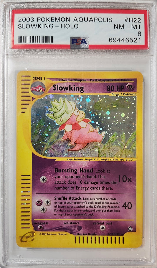Slowking Holo PSA 8