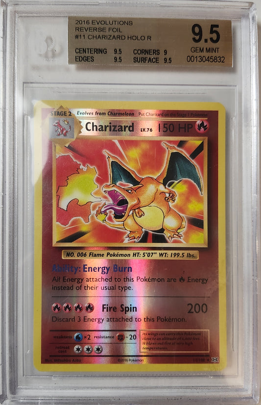 Charizard Reverse BGS 9.5