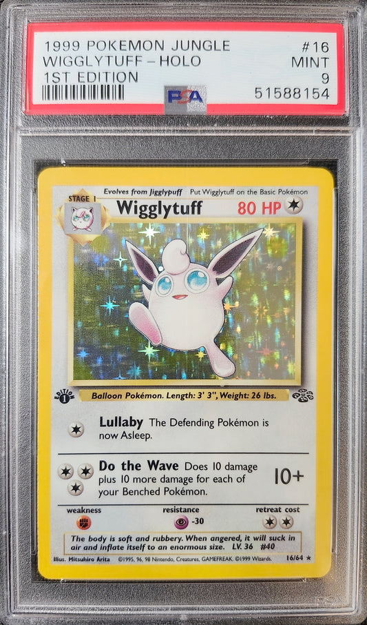 Wigglytuff Holo 1st Ed. PSA 9
