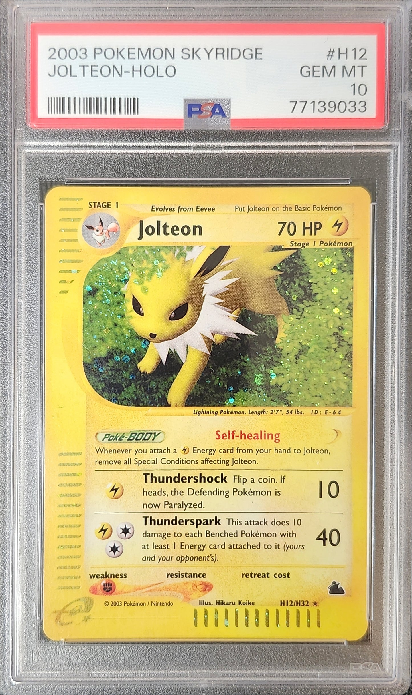 Jolteon PSA 10