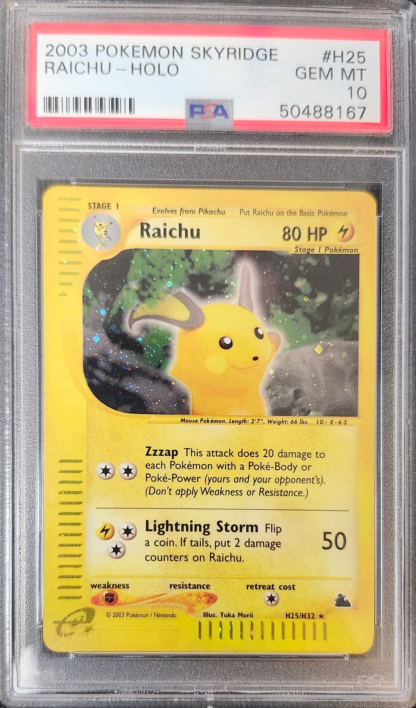 Raichu PSA 10