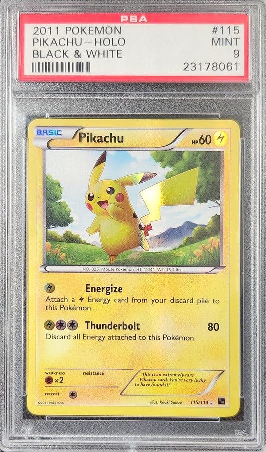 Pikachu PSA 9