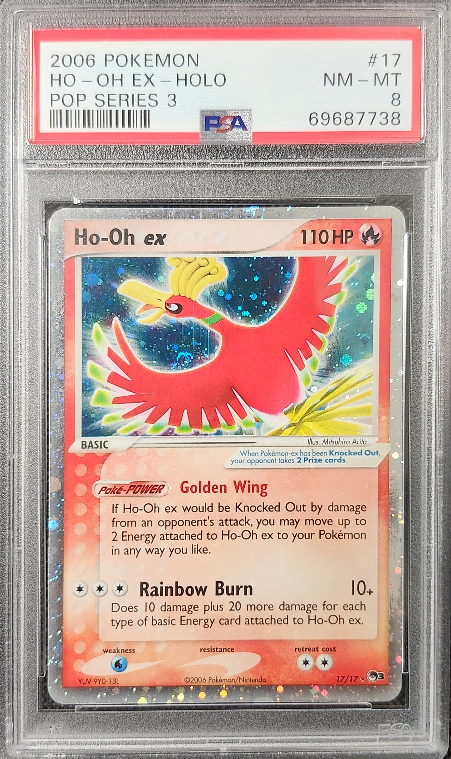 Ho-Oh EX PSA 8