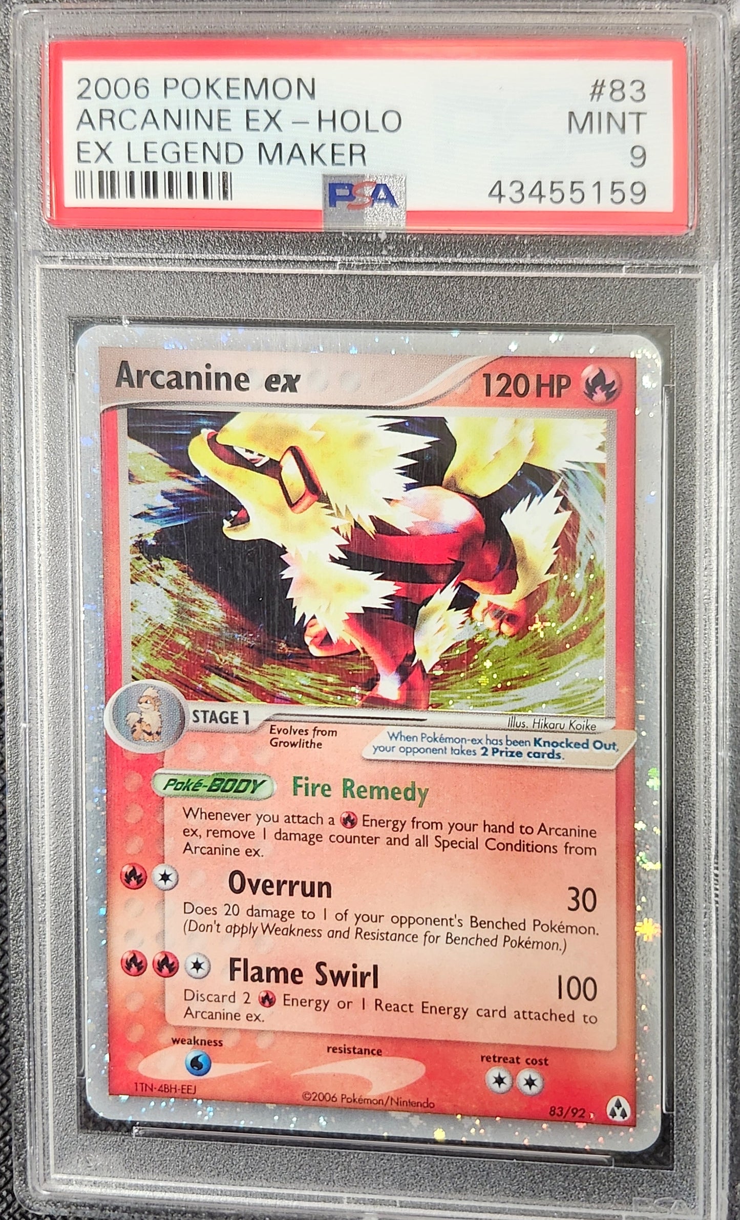 Arcanine EX PSA 9