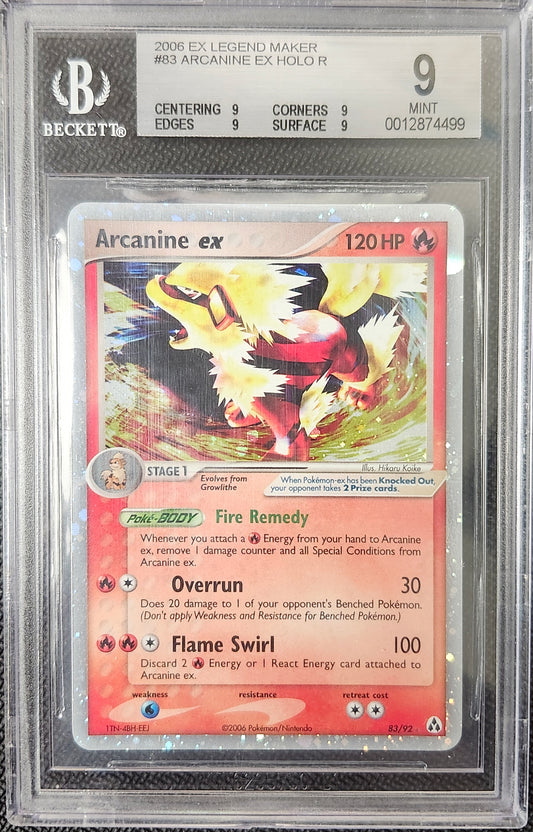 Arcanine EX BGS 9