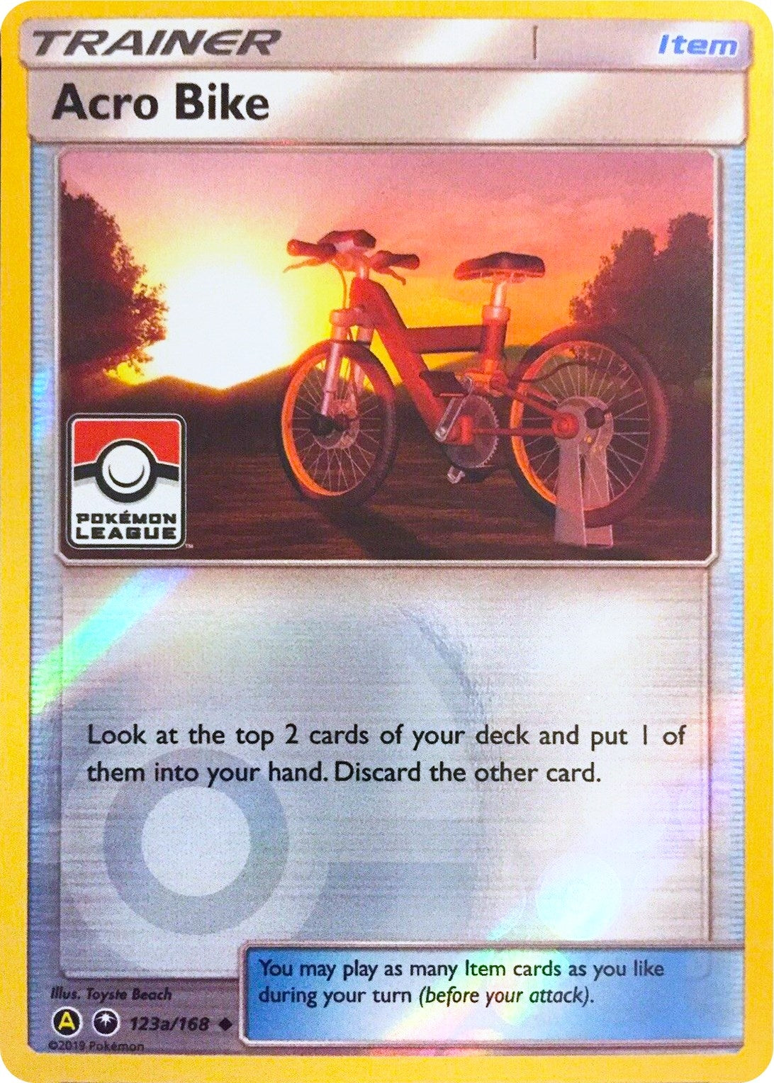 Acro Bike - 123a/168 (Pokemon League) (123a/168) (PR)
