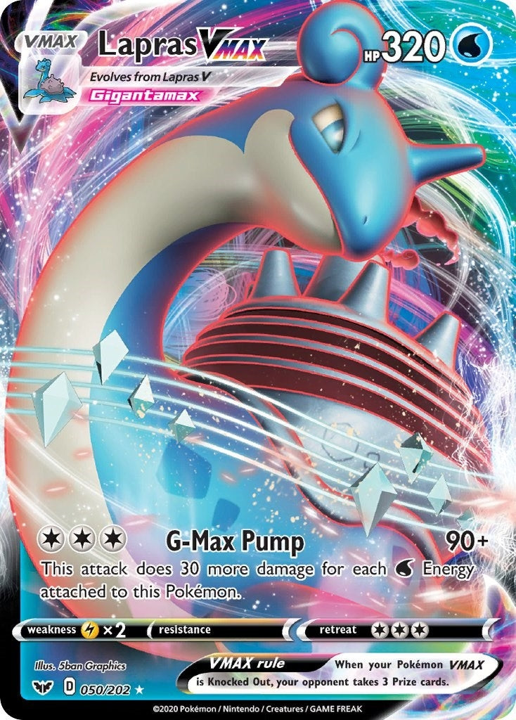Lapras VMAX (050/202) (SWSH01)