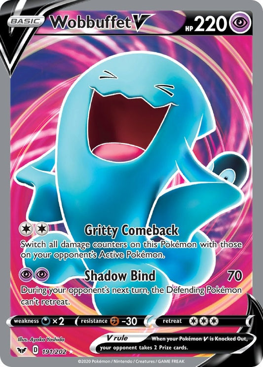 Wobbuffet V (Full Art) (191/202) (SWSH01)