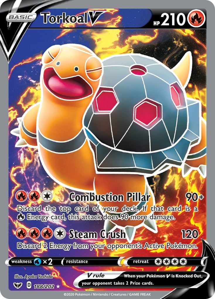Torkoal V (Full Art) (188/202) (SWSH01)