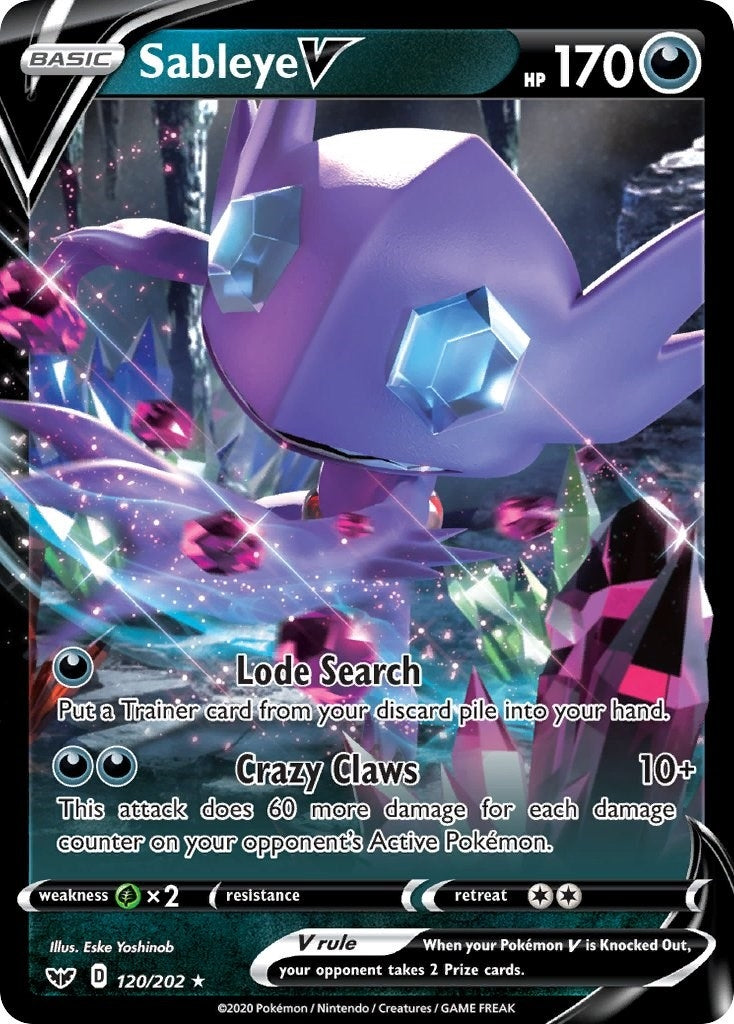 Sableye V (120/202) (SWSH01)