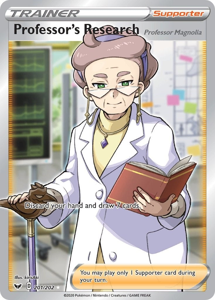 Professor's Research (Full Art) (201/202) (SWSH01)