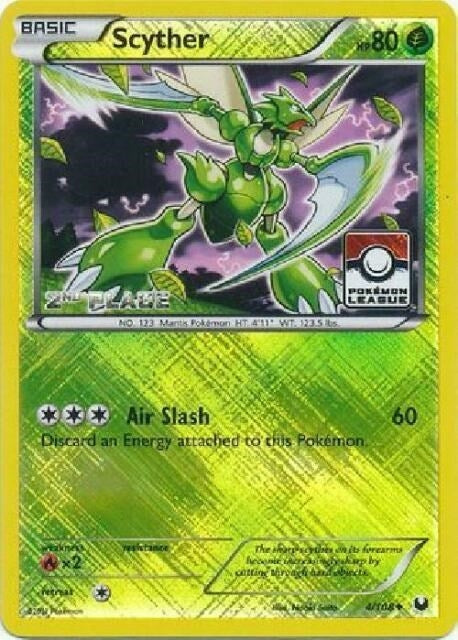 Scyther - 4/108 (Pokemon League) [2nd Place] (004/108) (PR)