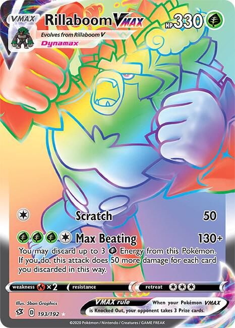 Rillaboom VMAX 193/192 - NM