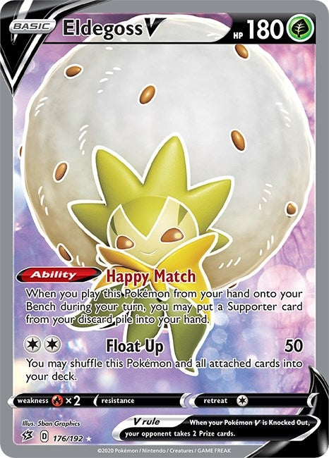 Eldegoss V (Full Art) (176/192) (SWSH02)