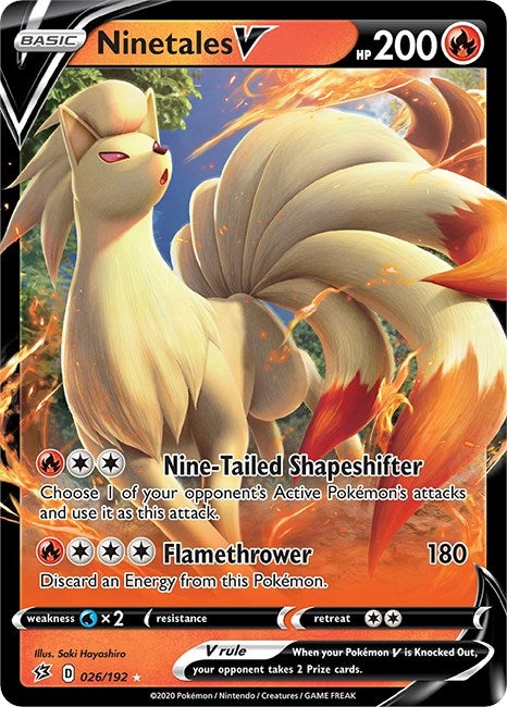 Ninetales V (026/192) (SWSH02)