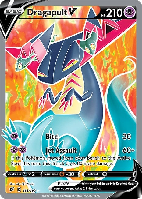 Dragapult V (Full Art) (183/192) (SWSH02)